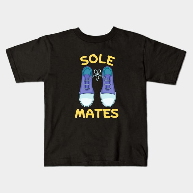 Sole Mates | Soul Mates Shoe Pun Kids T-Shirt by Allthingspunny